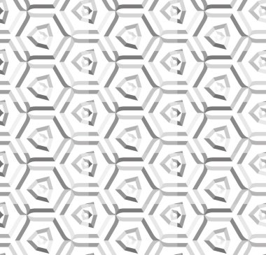 Modern geometrik vektör tasarımı, kusursuz desen çizimi