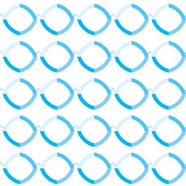 Geometrik vektörsüz desen tasarımı, modern biçim illüstrasyonu