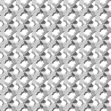 Modern geometrik vektör tasarımı, kusursuz desen çizimi