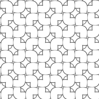 Modern geometrik vektör tasarımı, kusursuz desen çizimi