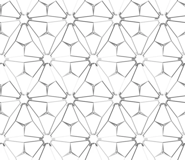 Padrão Vetorial Sem Costura Estilo Geométrico Ornamental — Vetor de Stock