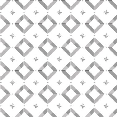 Geometrik vektörsüz desen tasarımı, modern biçim illüstrasyonu