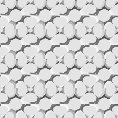 Modern geometrik vektör tasarımı, kusursuz desen çizimi