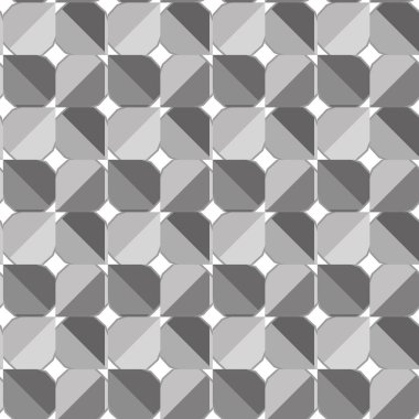 Geometrik vektörsüz desen tasarımı, modern biçim illüstrasyonu