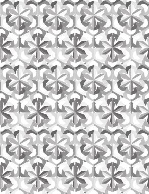 Modern geometrik vektör tasarımı, kusursuz desen çizimi