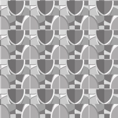 Modern geometrik vektör tasarımı, kusursuz desen çizimi