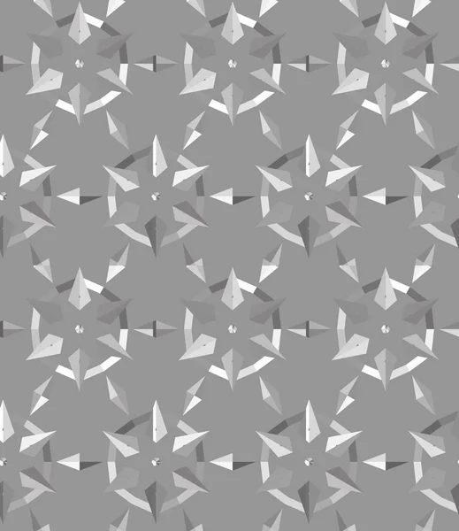 Abstrakt Bakgrund Struktur Geometrisk Prydnadsstil Sömlös Design Mönster — Stock vektor