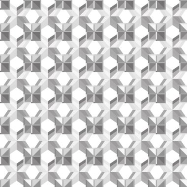 Modern geometrik vektör tasarımı, kusursuz desen çizimi