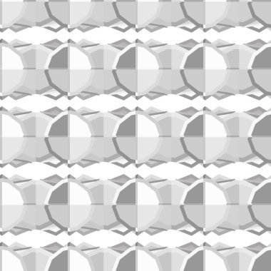 Geometrik vektörsüz desen tasarımı, modern biçim illüstrasyonu