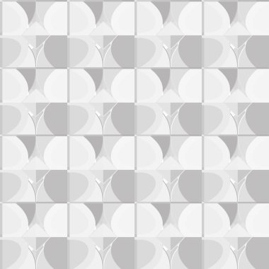 Geometrik vektörsüz desen tasarımı, modern biçim illüstrasyonu