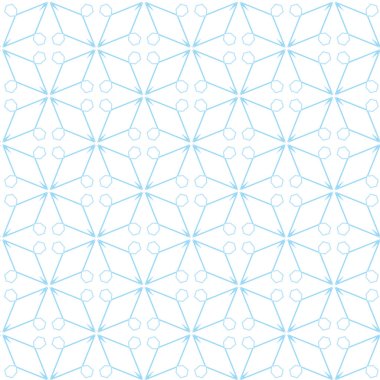 Modern geometrik vektör tasarımı, kusursuz desen çizimi