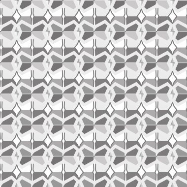 Modern geometrik vektör tasarımı, kusursuz desen çizimi