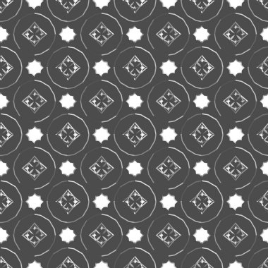 Modern geometrik vektör tasarımı, kusursuz desen çizimi