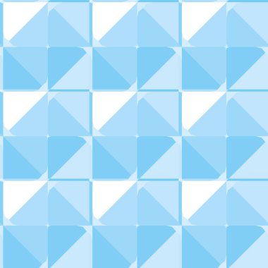Üçgenler ve degrade origami tarzı oluşur mavi köşeli tasarım deseni.