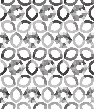 Modern geometrik vektör tasarımı, kusursuz desen çizimi