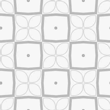 Geometrik vektörsüz desen tasarımı, modern biçim illüstrasyonu