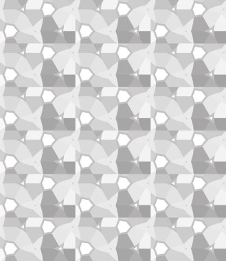 Geometrik vektörsüz desen tasarımı, modern biçim illüstrasyonu