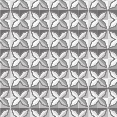 Modern geometrik vektör tasarımı, kusursuz desen çizimi