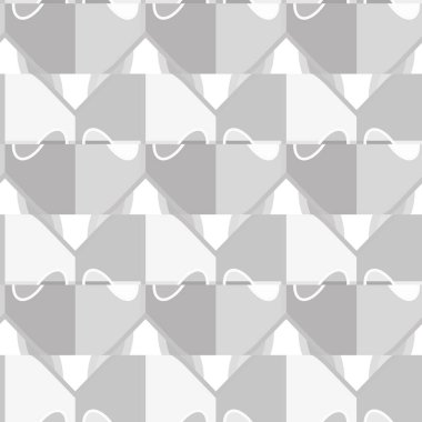 Geometrik vektörsüz desen tasarımı, modern biçim illüstrasyonu