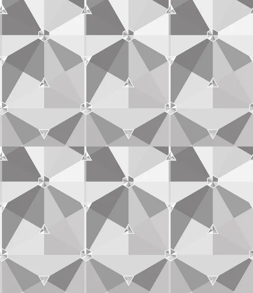 Nahtloses Geometrisches Ornamentales Vektormuster — Stockvektor