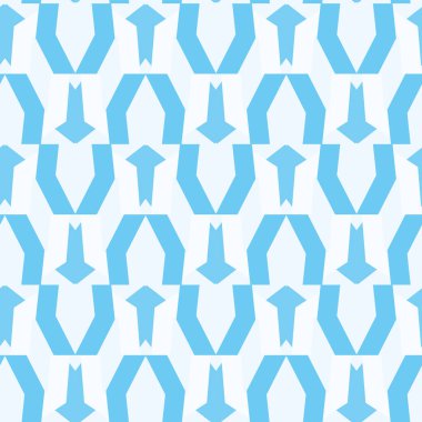 Kusursuz geometrik süslemeli vektör deseni