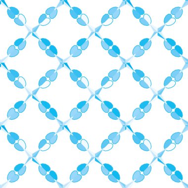Kusursuz geometrik süslemeli vektör deseni