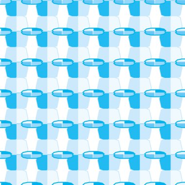 Geometrik vektörsüz desen tasarımı, modern biçim illüstrasyonu