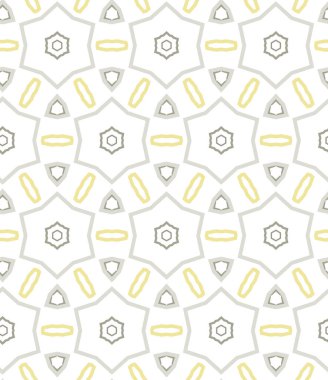 geometrik süsleme biçiminde kusursuz vektör deseni