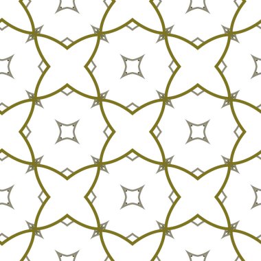 geometrik süsleme biçiminde kusursuz vektör deseni