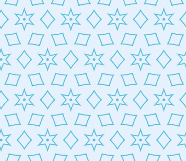 geometrik süsleme biçiminde kusursuz vektör deseni