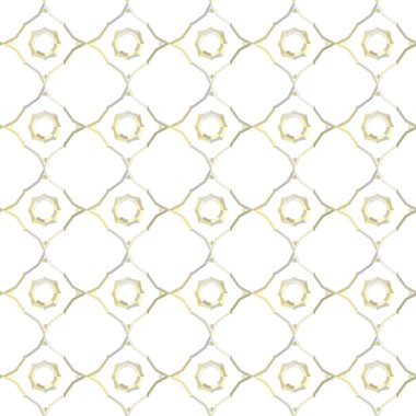 geometrik süsleme biçiminde kusursuz vektör deseni