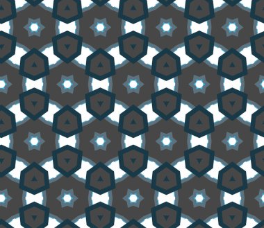 Modern geometrik vektör tasarımı, kusursuz desen çizimi