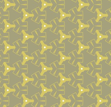 Modern geometrik vektör tasarımı, kusursuz desen çizimi