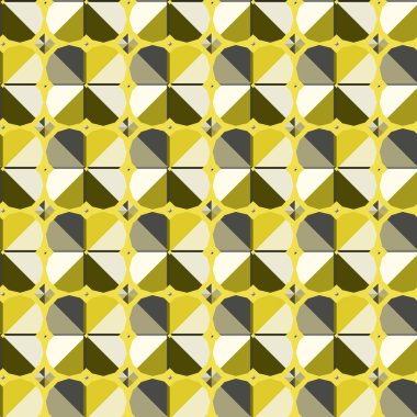 Modern geometrik vektör tasarımı, kusursuz desen çizimi