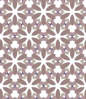 geometrik süsleme biçiminde kusursuz vektör deseni