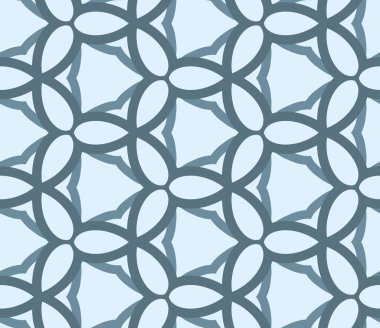 geometrik süsleme biçiminde kusursuz vektör deseni