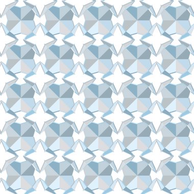 geometrik süsleme biçiminde kusursuz vektör deseni