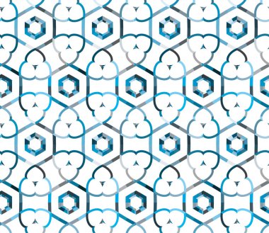 Soyut geometrik şablonun vektör çizimi