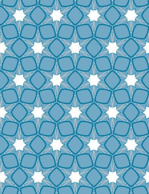 geometrik süsleme biçiminde kusursuz vektör deseni