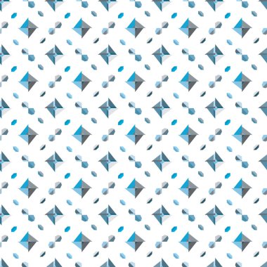 Modern geometrik vektör tasarımı, kusursuz desen çizimi