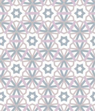 Modern geometrik vektör tasarımı, kusursuz desen çizimi