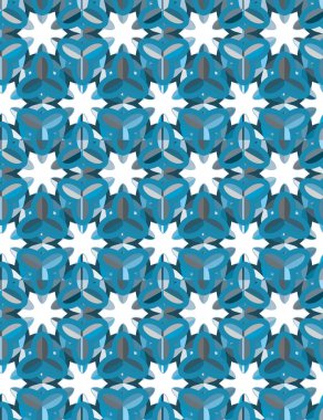 Soyut geometrik şablonun vektör çizimi