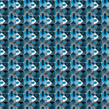 Modern geometrik vektör tasarımı, kusursuz desen çizimi