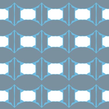 Modern geometrik vektör tasarımı, kusursuz desen çizimi
