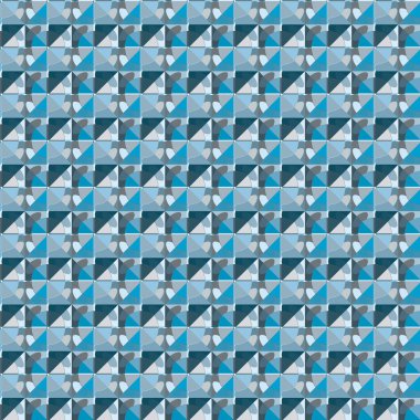 geometrik süsleme biçiminde kusursuz vektör deseni