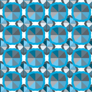 Modern geometrik vektör tasarımı, kusursuz desen çizimi