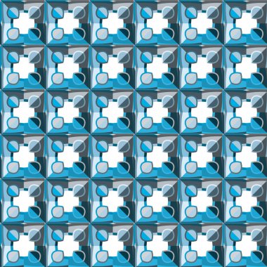 vektör geometrik dikişsiz desen, modern biçim illüstrasyonu