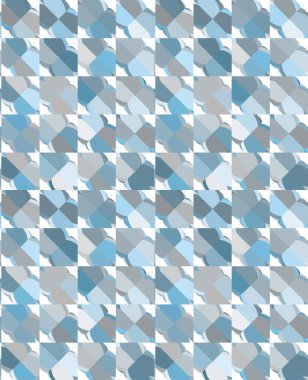 geometrik süsleme biçiminde kusursuz vektör deseni