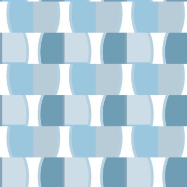 Modern geometrik vektör tasarımı, kusursuz desen çizimi