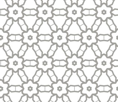 geometrik süsleme biçiminde kusursuz vektör deseni